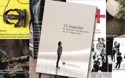 Das Magazin "12 Impulse für Parlament und Regierung zur 20. Wahlperiode". Quelle: Bundesrechnungshof