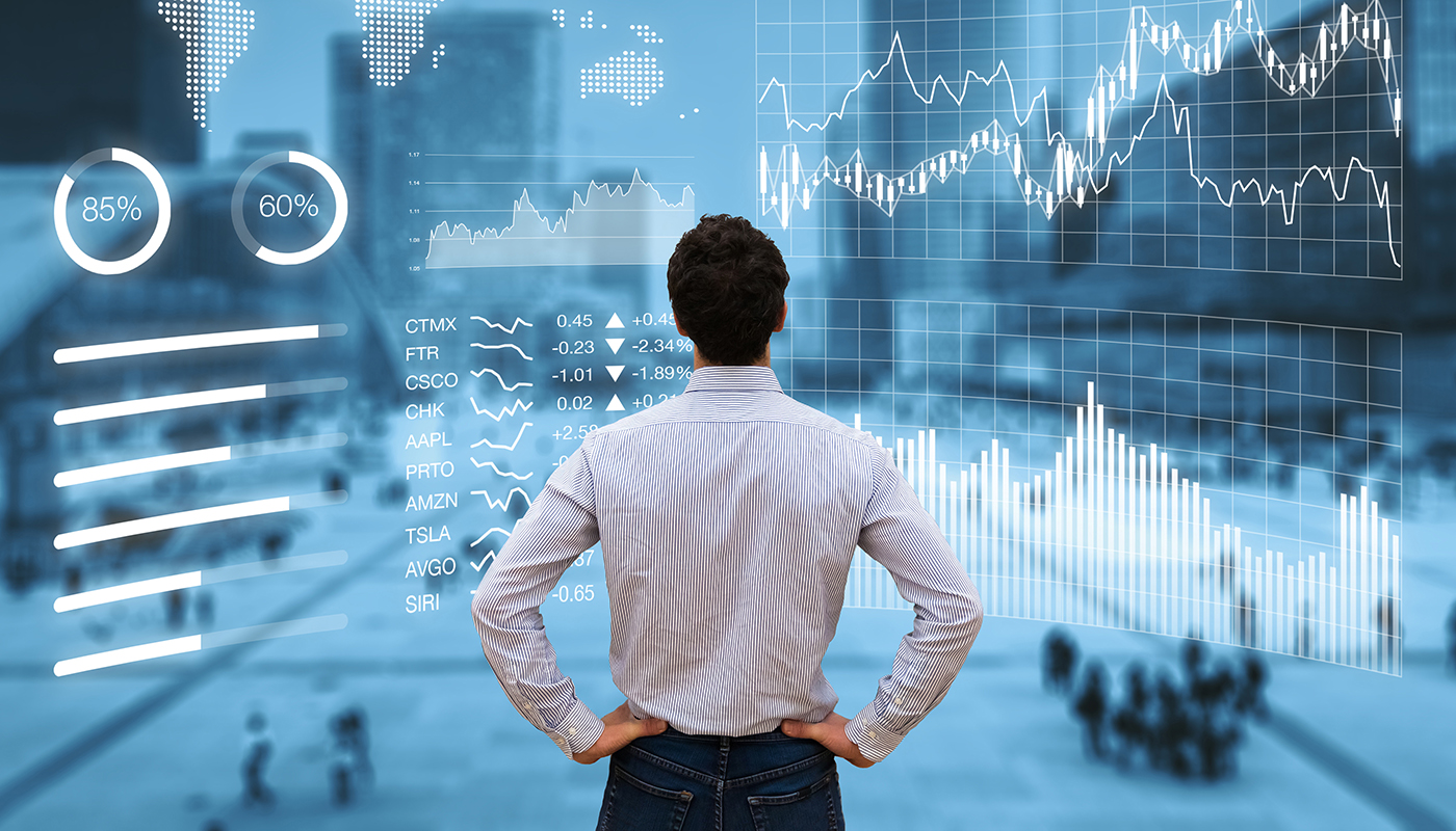 A man stands in front of a large display showing various data. Image source: Nicolas Herrbach/stock.adobe.com A man stands in front of a large display showing various data. Image source: Nicolas Herrbach/stock.adobe.com